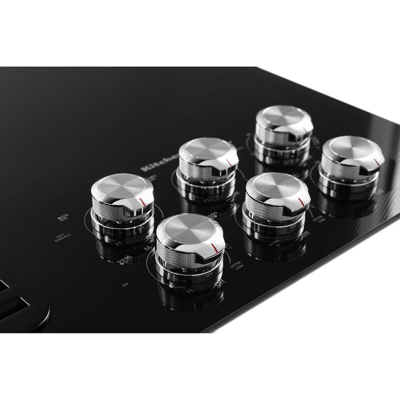 KitchenAid 36 in. 5-Burner Electric Cooktop with Downdraft & Power