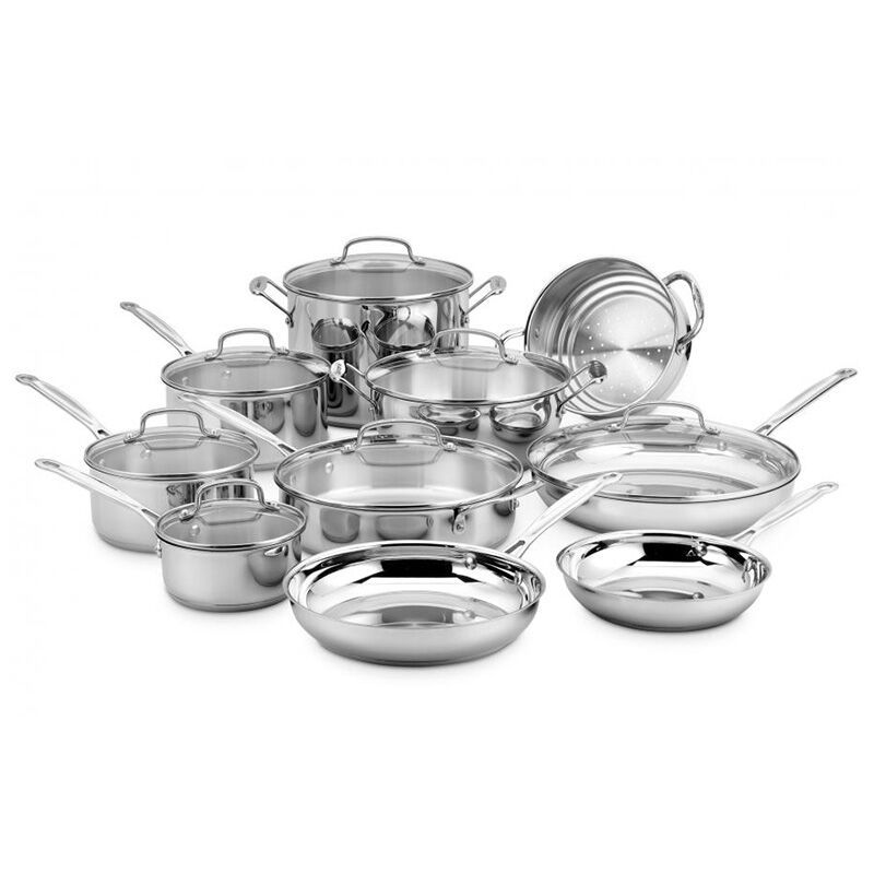 Cuisinart Chef's Classic Stainless Steel 14-pc. Cookware Set