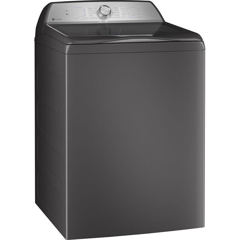 GE Profile 28 in. 5.0 cu. ft. Smart Top Load Washer with Sanitize Cycle -  Diamond Gray