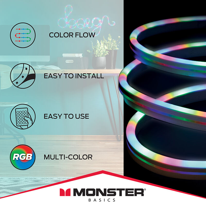 Monster led deals light strip remote