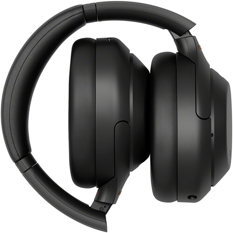 Sony - WH-1000XM4 Wireless Noise-Cancelling Over-the-Ear Headphones - Black