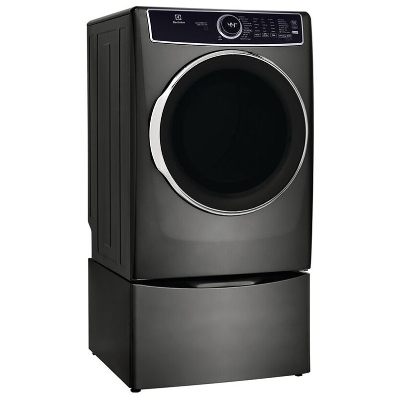 Electrolux 600 Series 27 in. 8.0 cu. ft. Stackable Electric Dryer with  Balance Dry, Instant Refresh, Perfect Steam & Sanitize Cycle - Titanium