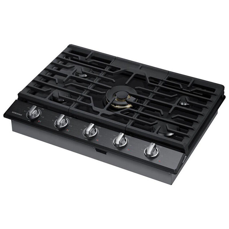 Samsung 36 in. 5-Burner Smart Natural Gas Cooktop with Bluetooth 