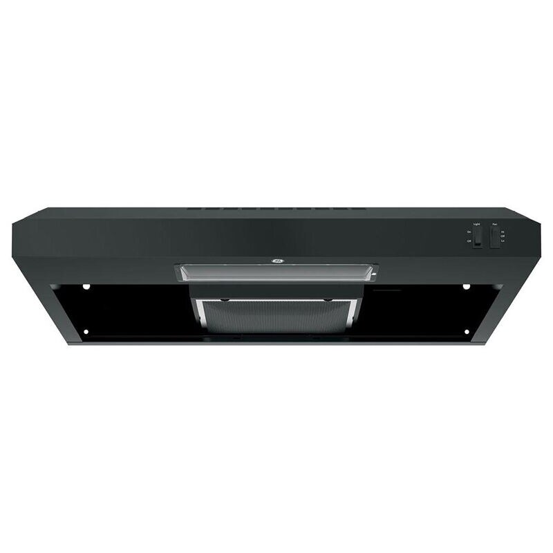 Ge black deals range hood