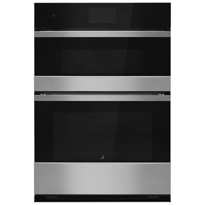 JennAir 30 in. 6.4 cu. ft. Electric Smart Double Wall Oven with Dual Convection - Floating Glass Black | JMW3430LM