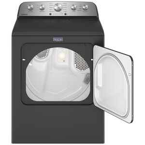 Maytag 29 in. 7.0 cu. ft. Gas Dryer with Steam Cycle & Sensor Dry - Volcano Black, Volcano Black, hires