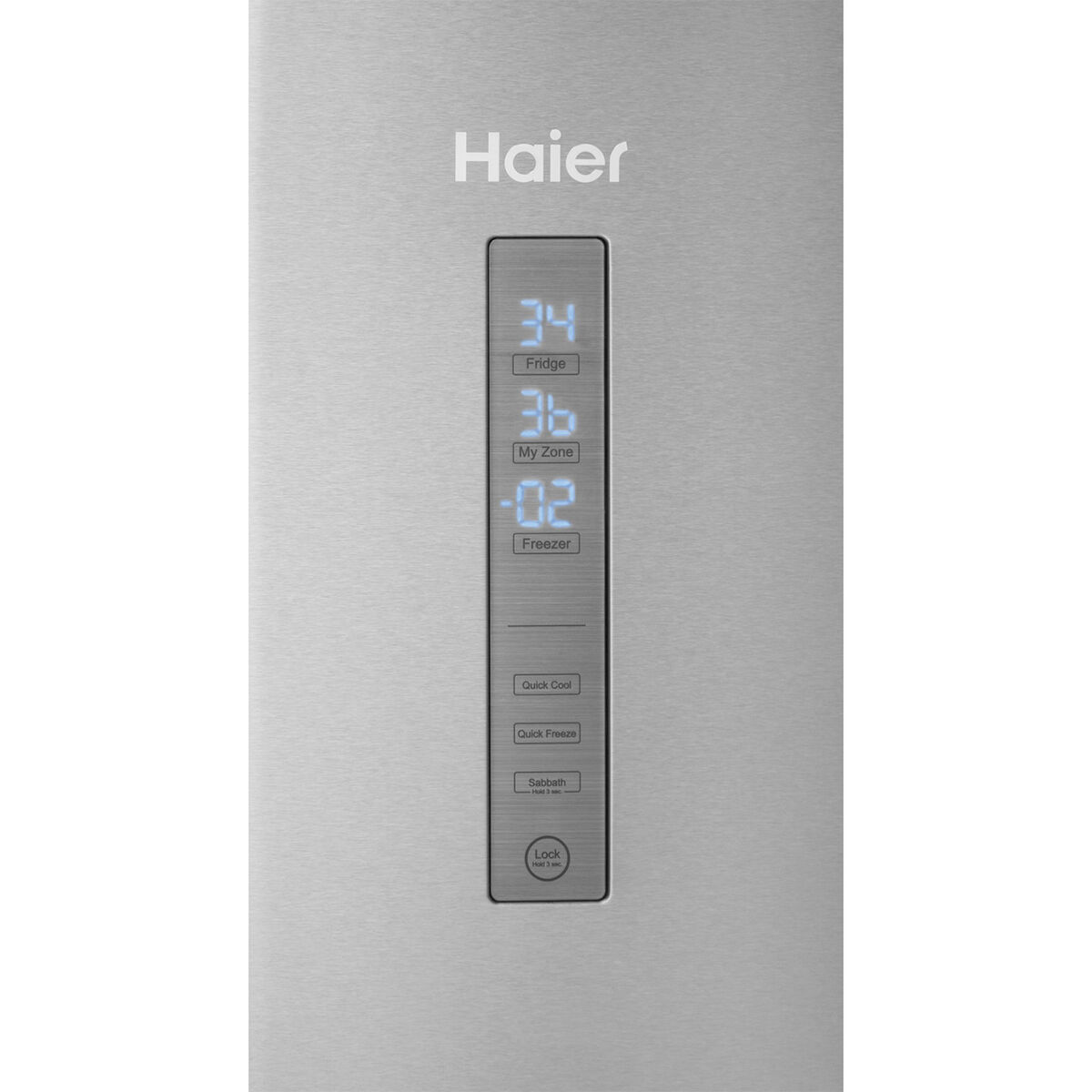 Haier 28 in. 15.0 cu. ft. Counter Depth Bottom Freezer Refrigerator -  Stainless Steel