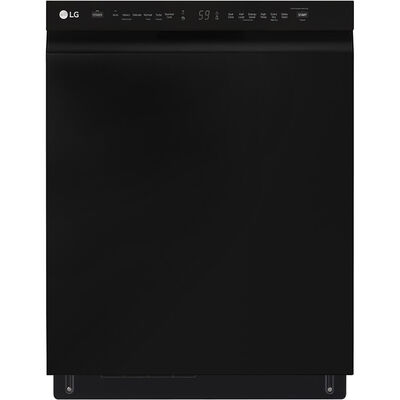 LG 24 in. Built-In Dishwasher with Front Control, 48 dBA Sound Level, 15 Place Settings & 9 Wash Cycles - Black | LDFN4542B