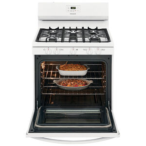 Frigidaire 30 in. 5.0 cu. ft. Oven Freestanding Gas Range with 5 Sealed Burners - White, White, hires