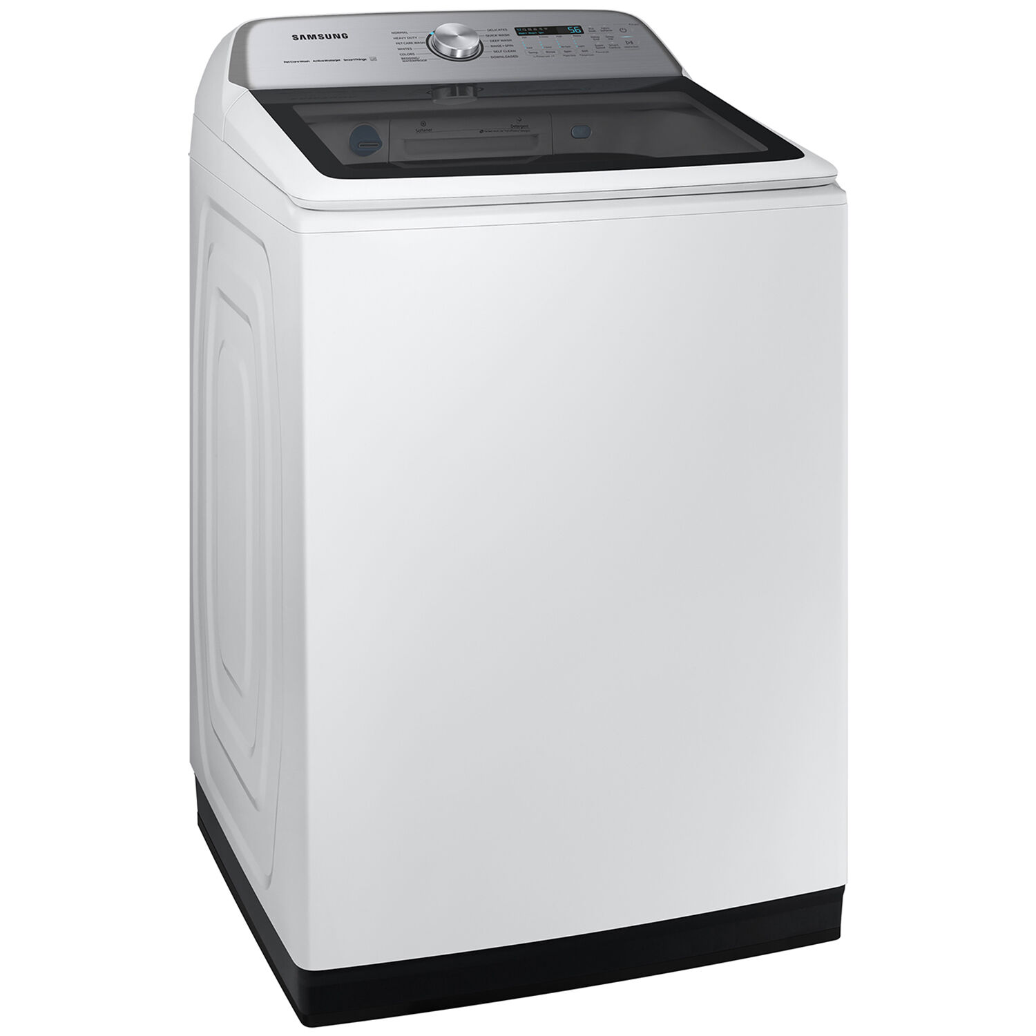 Samsung 27 in. 5.5 cu. ft. Smart Top Load Washer with Super Speed Wash -  White