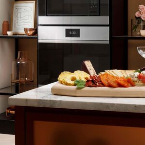 Cafe 30" 5.0 Cu Ft. Electric Smart Wall Oven with True European Convection & Self Clean - Platinum Glass, Platinum Glass, hires