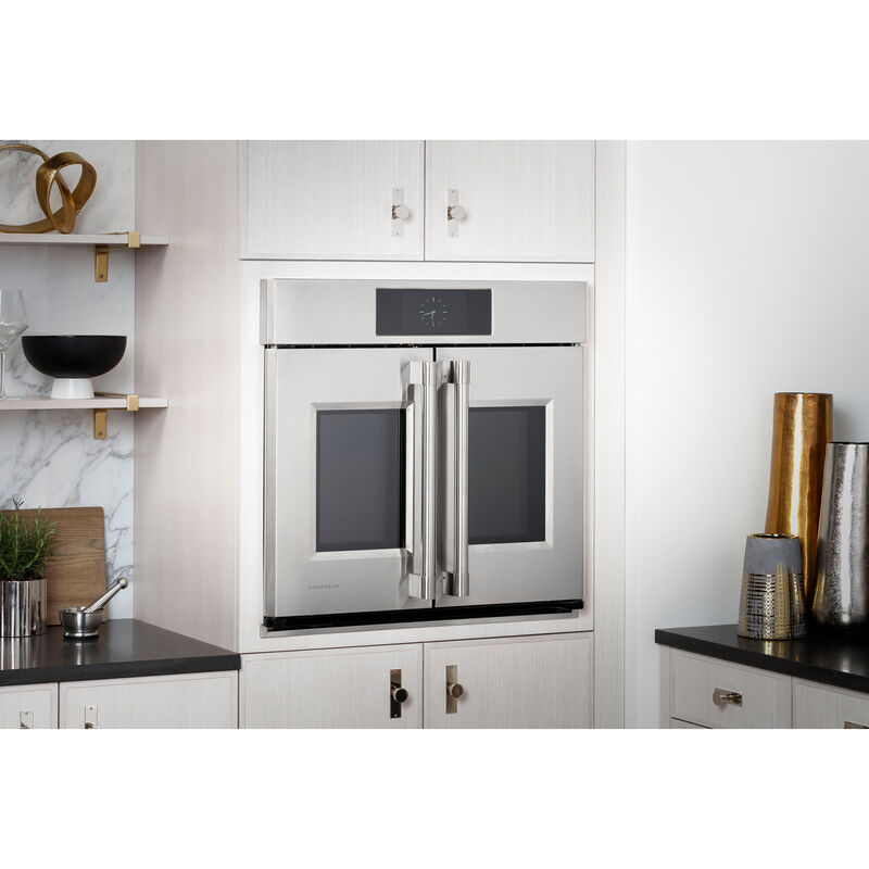 Monogram Statement 30 Smart French Door Electric Single Wall Oven in  Stainless Steel