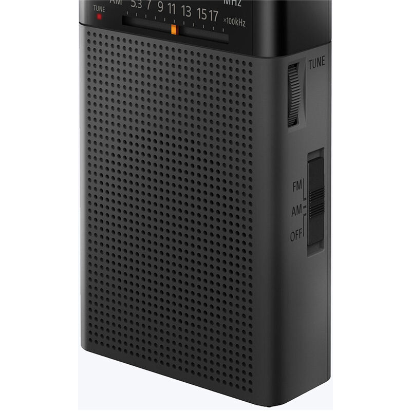 Sony ICF38 Portable AM/FM Radio (Black)