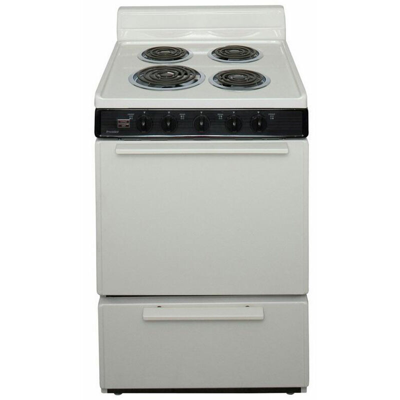 Amana 20 Inch Electric Coil Top Range Stove in White 999380