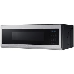 Samsung 30 in. 1.1 cu. ft. Low Profile Smart Over-the-Range Microwave with 400 CFM - Stainless Steel, Stainless Steel, hires