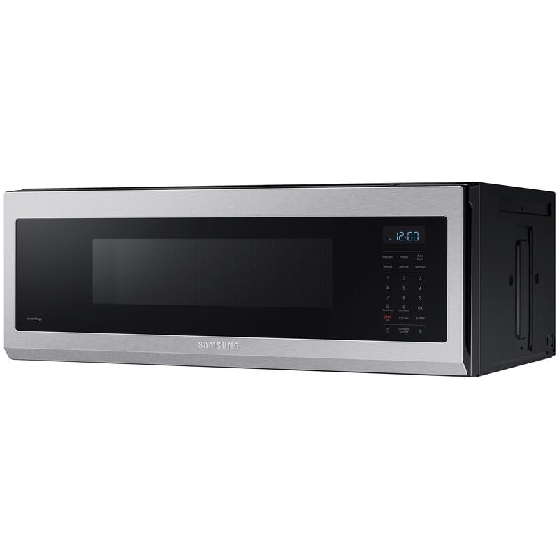 Samsung 30 in. 1.1 cu. ft. Low Profile Smart Over-the-Range Microwave with 400 CFM - Stainless Steel, Stainless Steel, hires