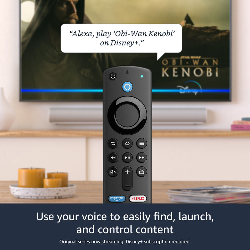 Fire TV Stick 4K with Alexa Voice Remote, Streaming Media