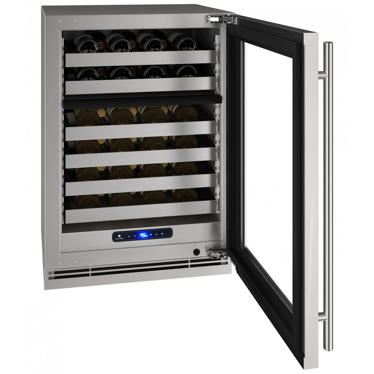 U-Line 5 Class 24 in. Undercounter Wine Cooler with Single 