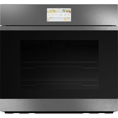 Cafe 30" 5.0 Cu Ft. Electric Smart Wall Oven with True European Convection & Self Clean - Platinum Glass | CTS90DM2NS5