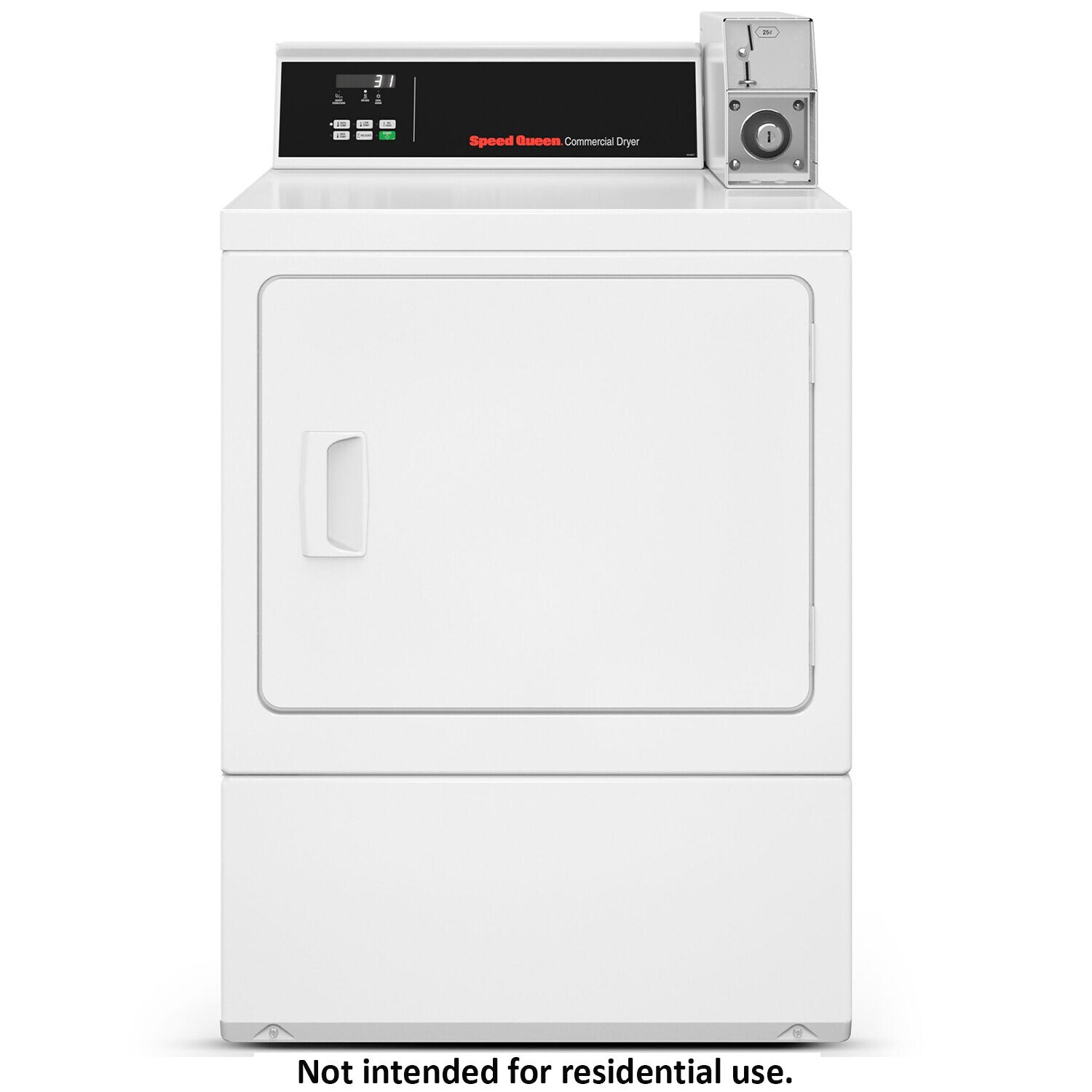 Speed Queen DV6 27 in. 7.0 cu. ft. Commercial Electric Dryer - White