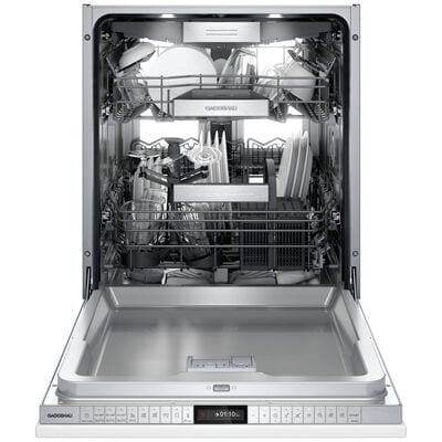 Gaggenau 400 Series 24 in. Smart Built-In Dishwasher with Top Control, 42 dBA Sound Level, 13 Place Settings, 8 Wash Cycles & Sanitize Cycle - Custom Panel Ready | DF480701F