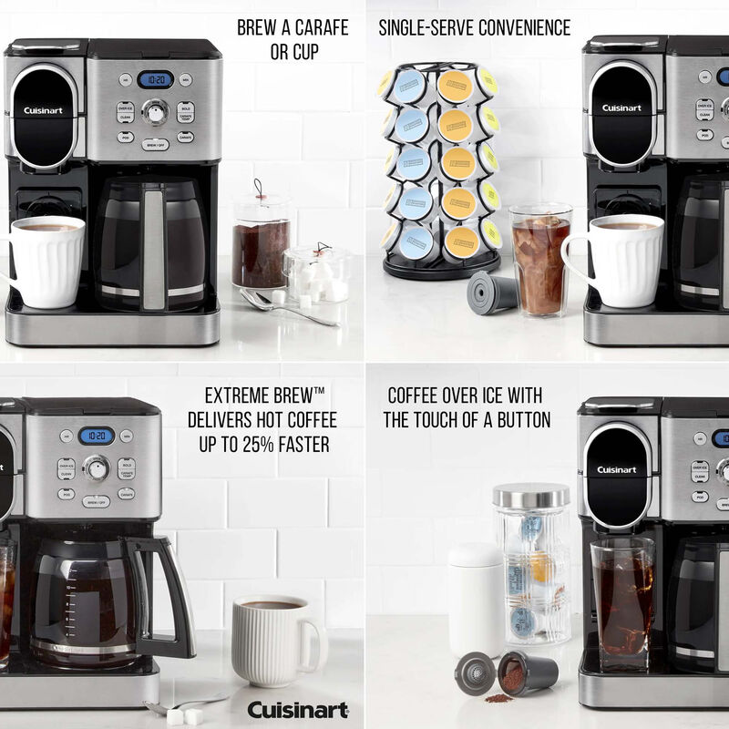Cuisinart Coffee Center 12 Cup Coffeemaker and Single Serve Brewer