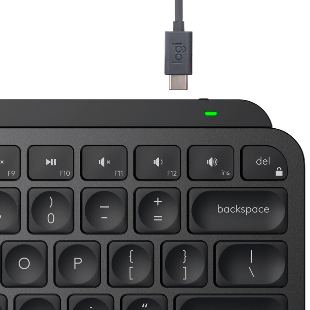 Logitech MX Keys Mini Wireless Keyboard - Black | P.C. Richard & Son