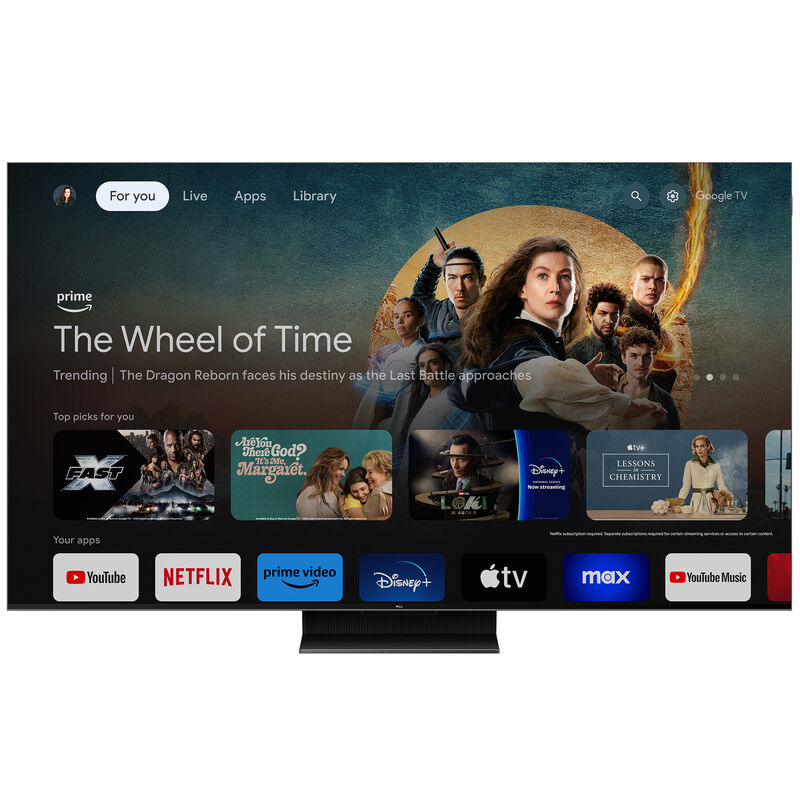 TCL - 65" Class Q-Series QLED Mini-LED 4K UHD Smart Google TV, , hires