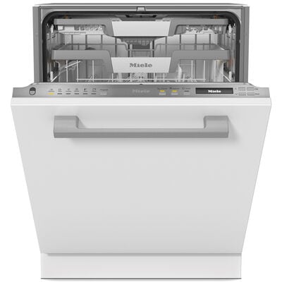 Miele 24 in. Top Control Smart Dishwasher with 42 dBA Sound Level & 3rd Rack - Stainless Steel | G7266SCVISFP