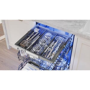 Thermador Star Sapphire 24 in. Smart Built-In Dishwasher with Top Control, 42 dBA Sound Level, 16 Place Settings, 9 Wash Cycles & Sanitize Cycle - Stainless Steel, , hires