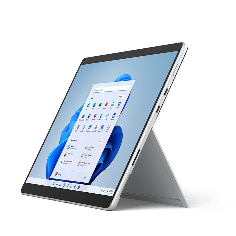 Microsoft Surface Pro 8 w/ Quad Core i5 2.6GHz, 8GB RAM, 128GB SSD and Iris  X Graphics - Platinum - (Device Only)