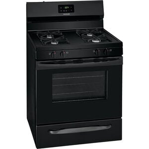 Frigidaire 30 in. 5.0 cu. ft. Oven Freestanding Gas Range with 4 Sealed Burners - Black, , hires