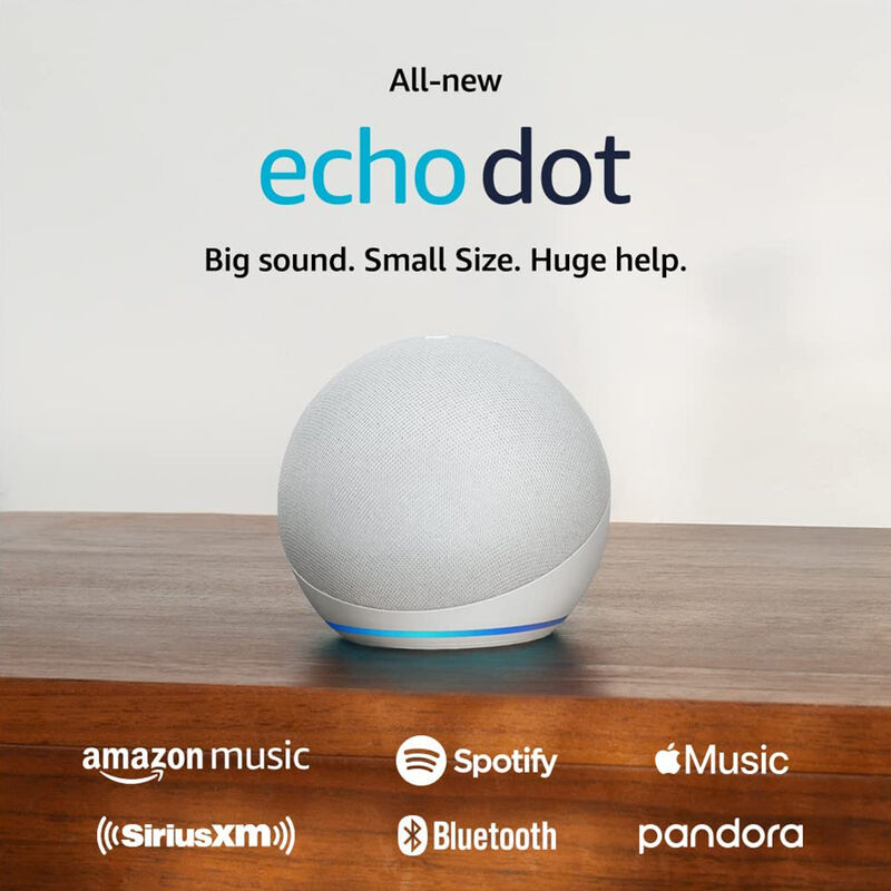  All-new Echo Dot (5th Gen, 2022 release) Bundle. Includes Echo  Dot (5th Gen, 2022 release), Charcoal & the Made For  Wall Mount