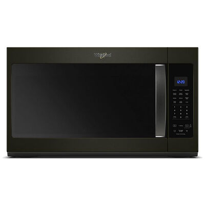 Whirlpool 30" 1.9 Cu. Ft. Over-the-Range Microwave with 10 Power Levels, 300 CFM & Sensor Cooking Controls - Fingerprint Resistant Black Stainless | WMH32519HV