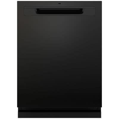 GE 24 in. Built-In Dishwasher with Top Control, 45 dBA Sound Level, 16 Place Settings, 5 Wash Cycles & Sanitize Cycle - Black | GDP670SGVBB