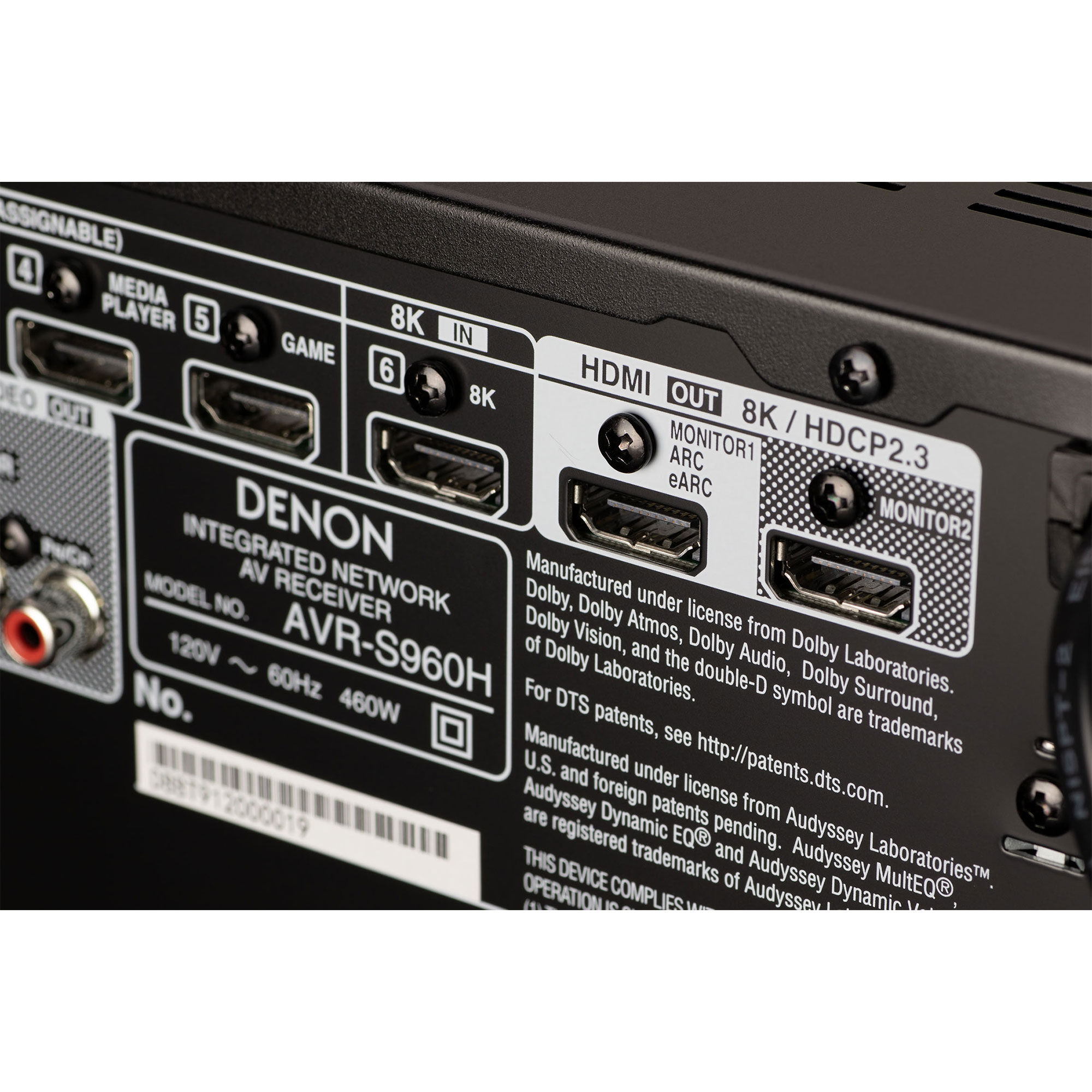 Denon AVR-S960H 7.2ch Receiver