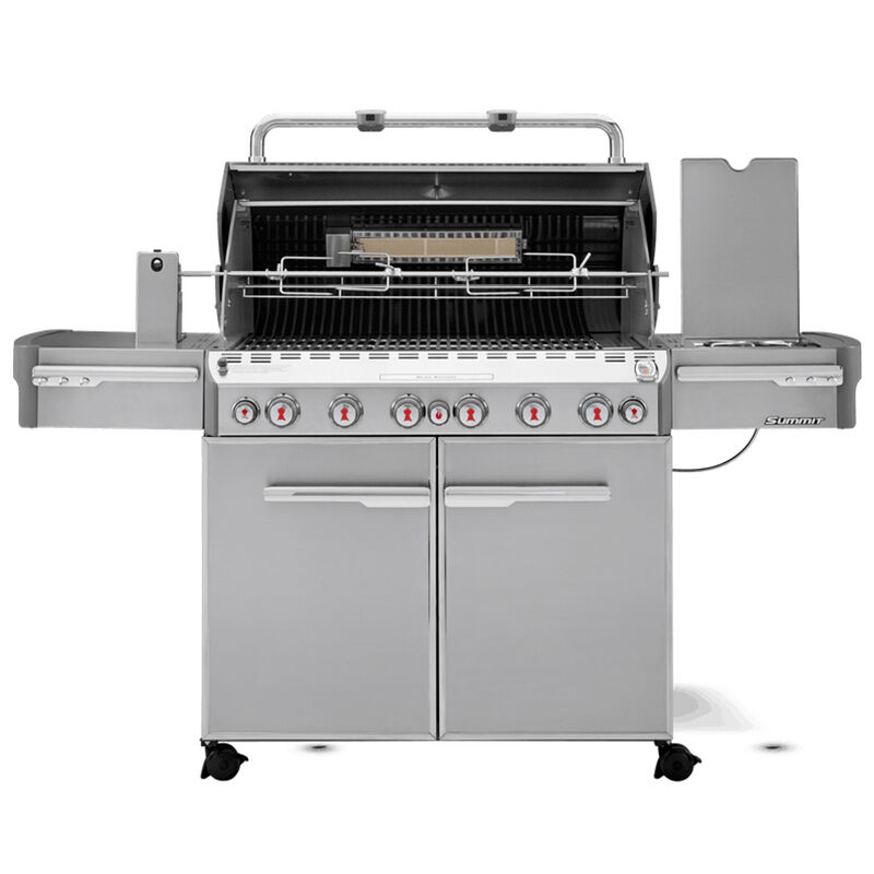 Weber Summit S-670 6-Burner Propane Gas Grill with Rotisserie