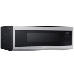 Samsung 30 in. 1.1 cu. ft. Low Profile Smart Over-the-Range Microwave with 400 CFM - Stainless Steel, Stainless Steel, hires