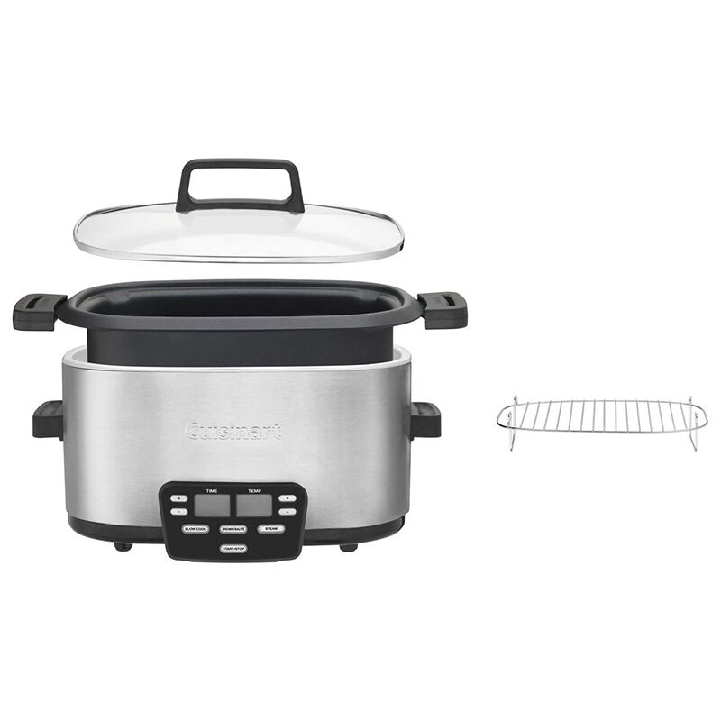 Cuisinart Cook Central 6 Qt. Stainless Steel Electric Multi-Cooker with  Aluminum Pot MSC-600 - The Home Depot