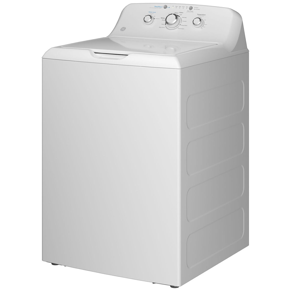 GE 27 in. 4.0 cu. ft. Top Load Washer with Stainless Steel Basket, Water  Level Control & Heavy Duty Agitator - White
