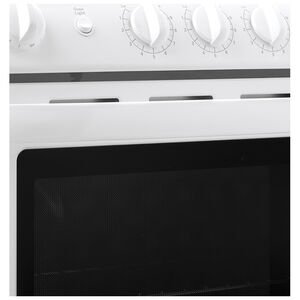 Hotpoint 24-inch Freestanding Electric Range RAS240DMWW