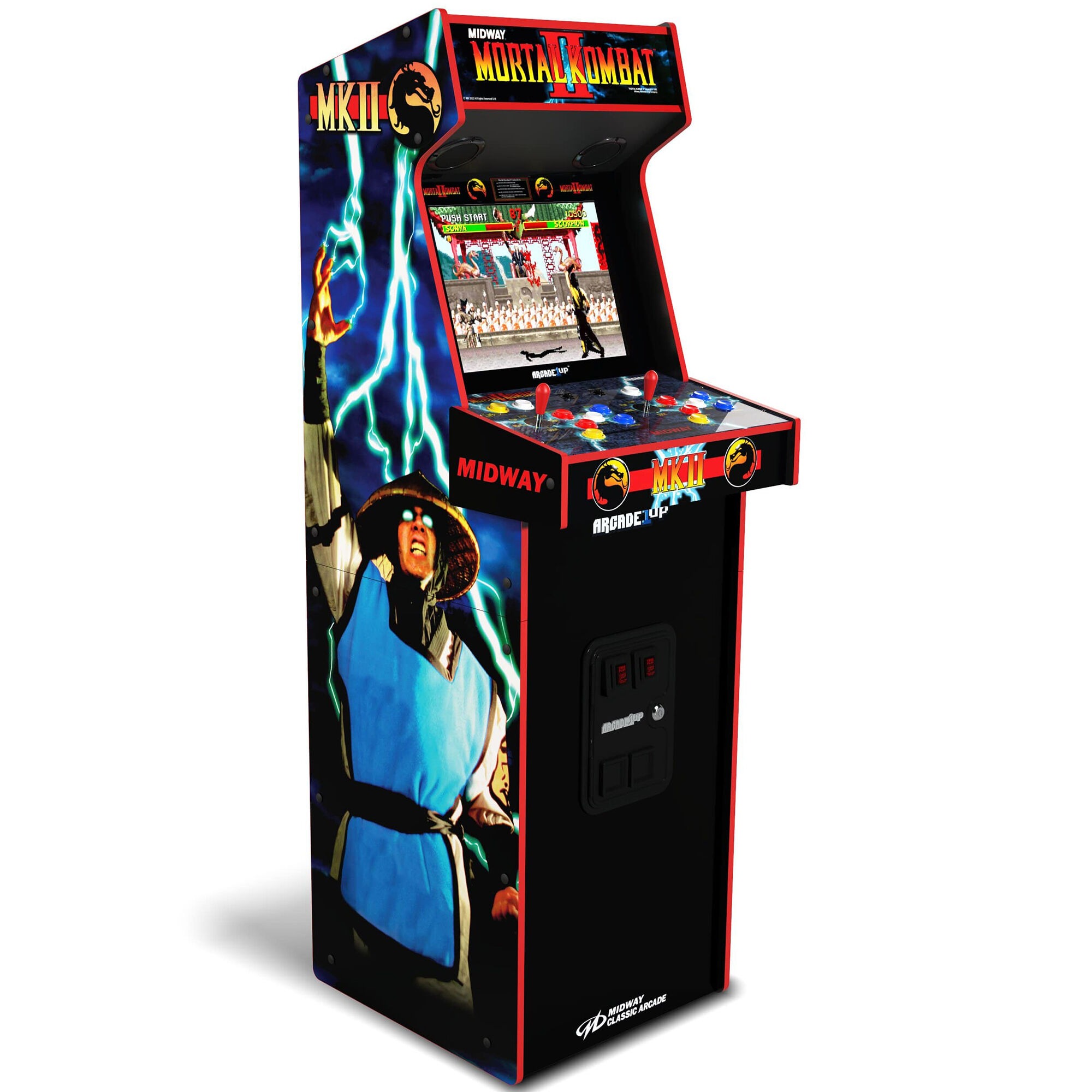 Arcade1up Mortal Kombat II Deluxe Arcade Game | P.C. Richard & Son