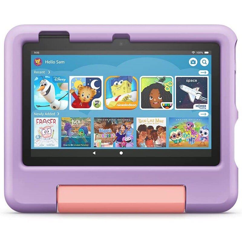 Amazon Fire 7 16GB Kids Edition Tablet 16GB - Purple Bumper (2022)