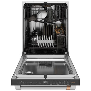 Cafe 24 in. Top Control Dishwasher with 42 dBA Sound Level, 3rd-Rack, Ultra Wash & Dry - Stainless Steel, , hires