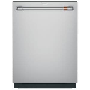 Cafe 24 in. Top Control Dishwasher with 42 dBA Sound Level, 3rd-Rack, Ultra Wash & Dry - Stainless Steel, , hires