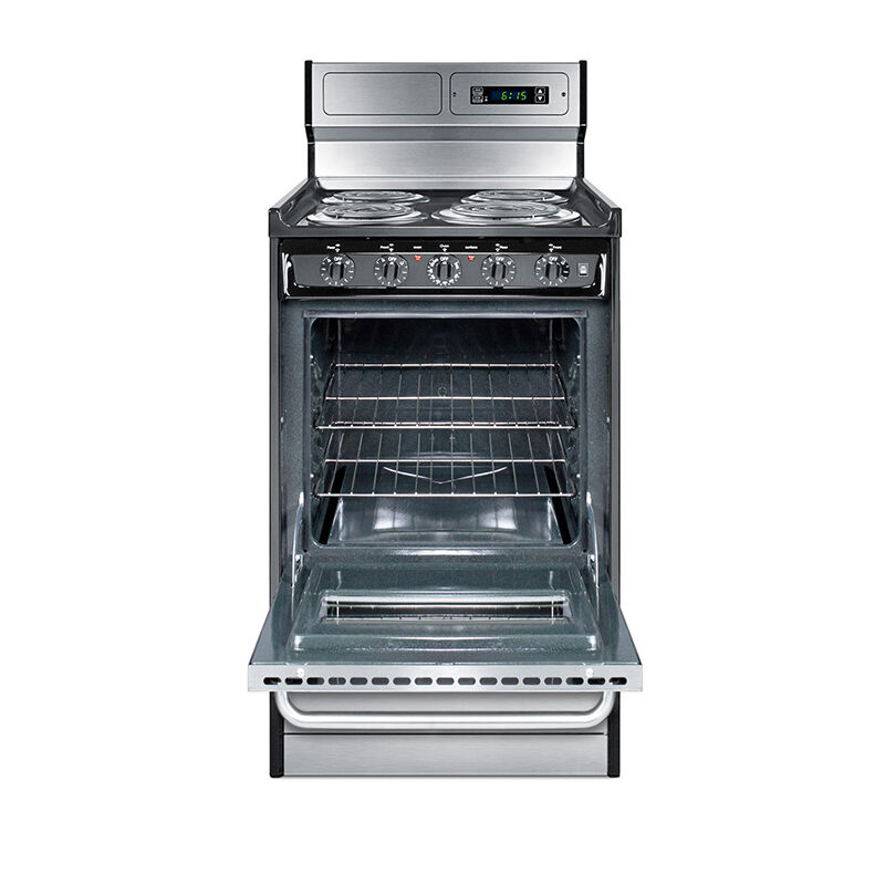 Premier 20 in. 2.4 cu. ft. Oven Freestanding Electric Range with 4 Coil  Burners - Bisque