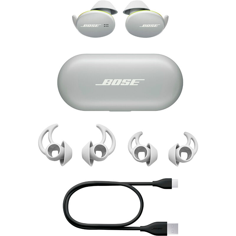 Bose - Sport Earbuds - True Wireless Bluetooth Audio Earbuds - Glacier White