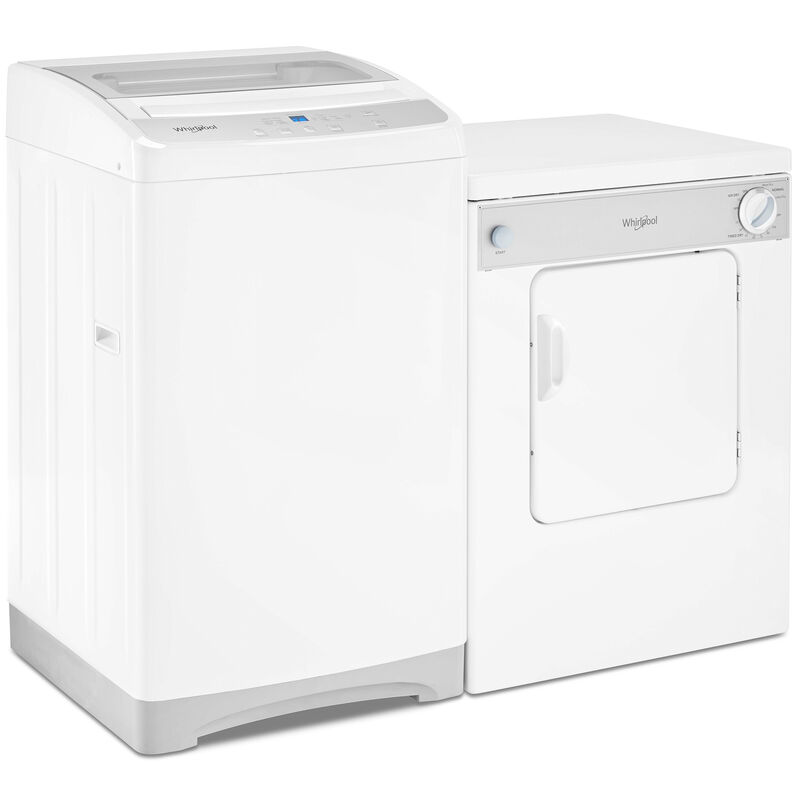 Whirlpool 21 in. 1.6 cu. ft. Portable Washer with Flexible Installation -  White