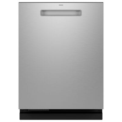 GE Profile 24 in. Top Control Smart Dishwasher with 42 dBA Sound Level, 3rd-Rack, Microban Antimicrobial Technology & Pocket Handle - Fingerprint Resistant Stainless | PDP755SYVFS