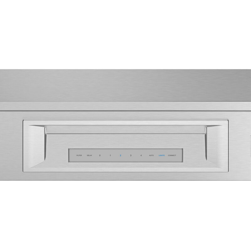 Thermador 54 in. Smart Standard Style Range Hood with 4 Speed Settings, Ducted Venting & 4 LED Lights - Stainless Steel, , hires